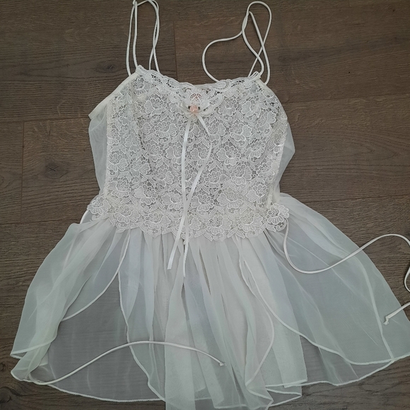 Vintage Just Flora babydoll  lingerie - Picture 5 of 6